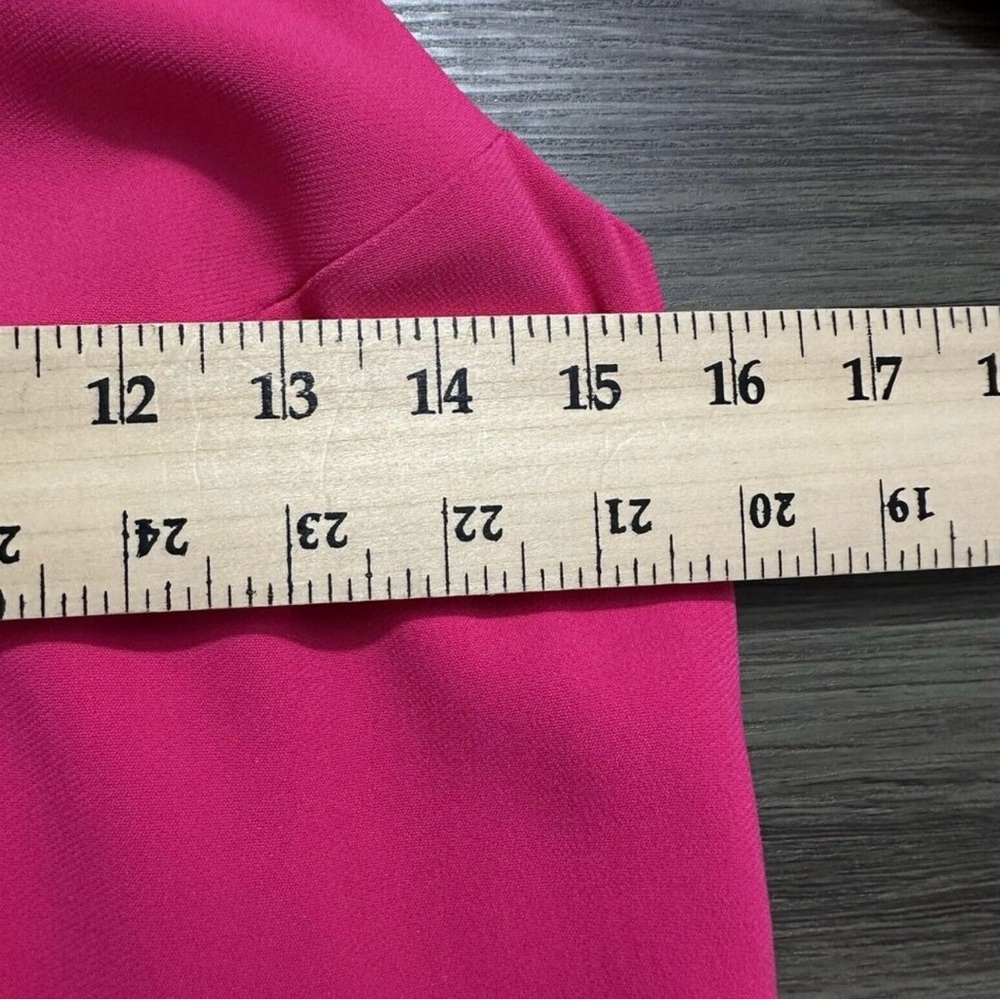 Brandon Maxwell Womens Dress 2 Hot Pink High Neck Bow Halter Cocktail Mini Event - Picture 7 of 11
